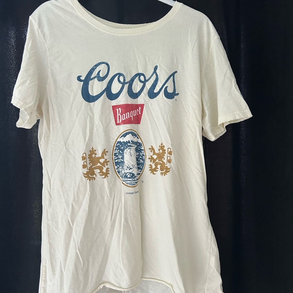 Women's Cream Short Sleeve Tee